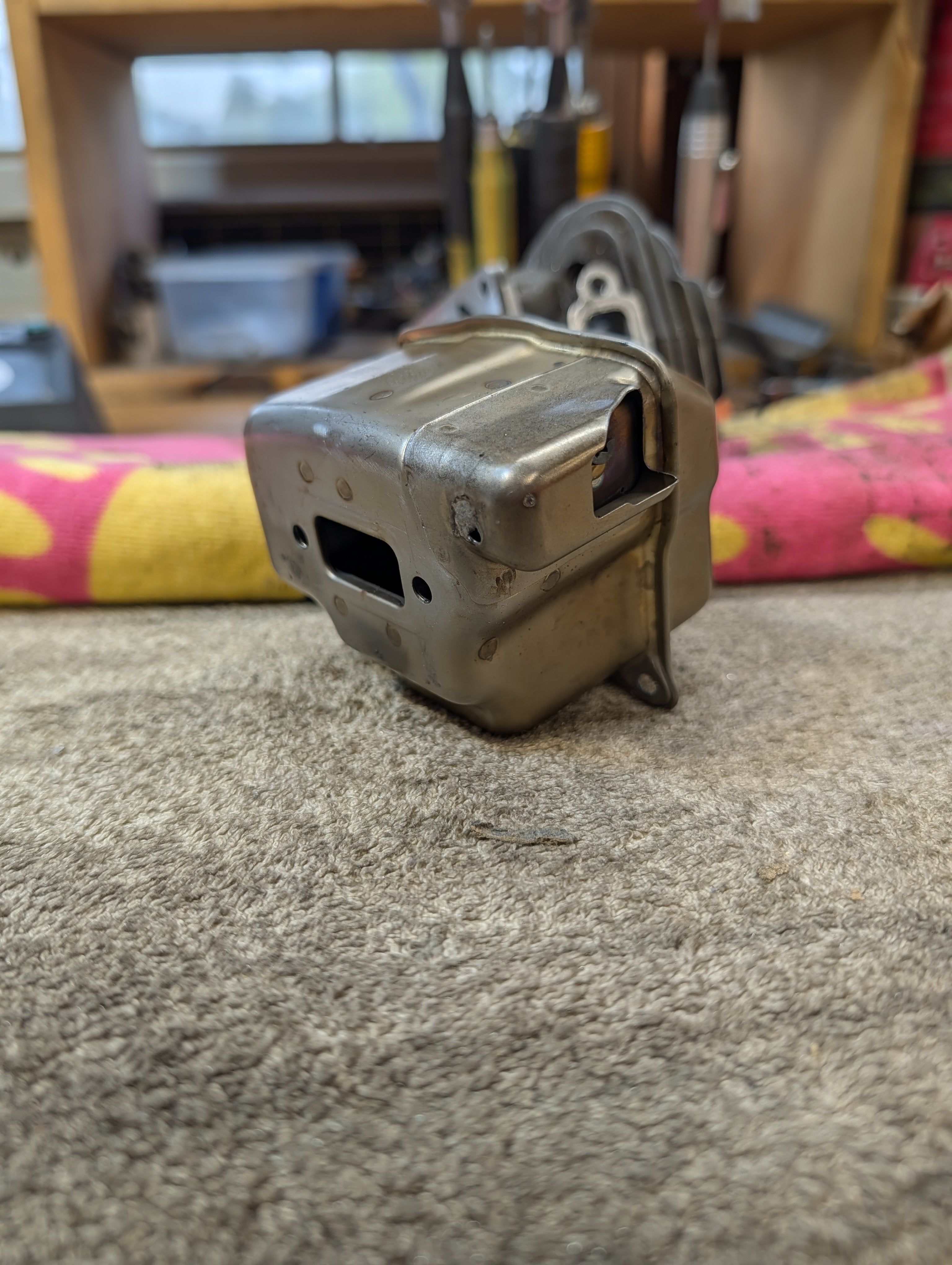 Modified ms261 muffler